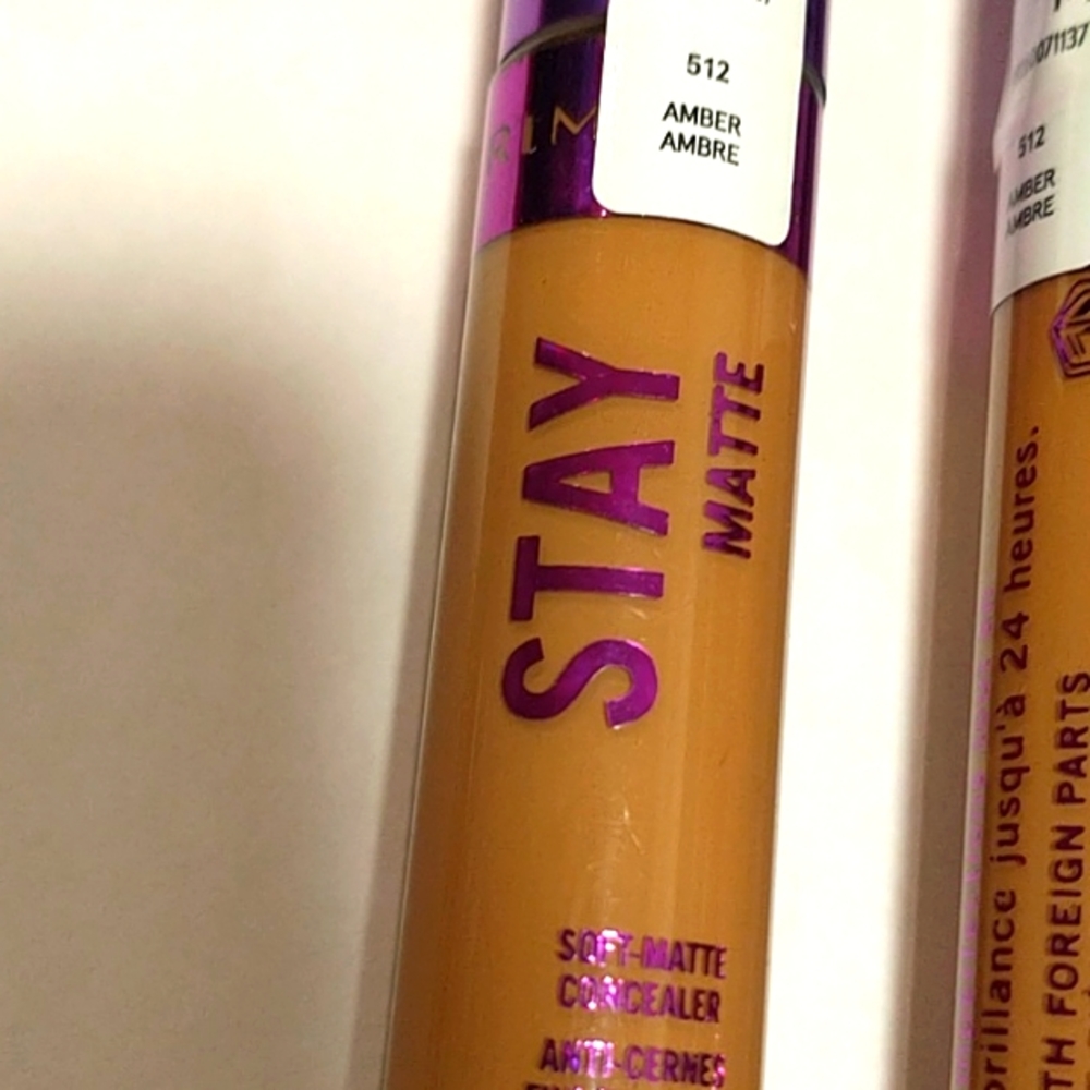 Rimmel London 512 Amber Concealer 2 separate tubs - Picture 2 of 6